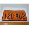 Image 1 : 1963 LICENSE PLATE