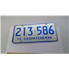 Image 1 : 1976 SASK LICENSE PLATE