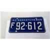 Image 1 : 1962 SASK LICENSE PLATE