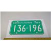 Image 1 : 1969 SASK LICENSE PLATE