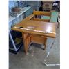 Image 3 : WOODEN SCHOOL DESK