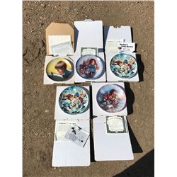5X ART COLLECTOR PLATES