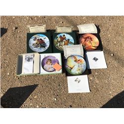 5X ART COLLECTOR PLATES