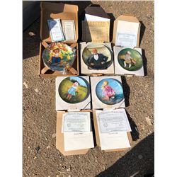 5X ART COLLECTOR PLATES