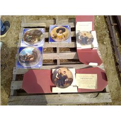 5X ART COLLECTOR PLATES