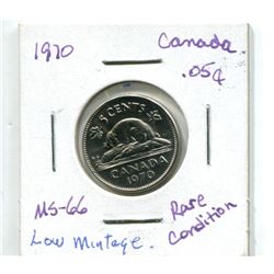 1970 CANADIAN NICKEL (RARE)