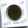 Image 1 : 1859 CANADIAN 1 CENT