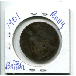 1901 BRITISH LARGE PENNY
