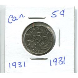 1931 CANADIAN NICKEL