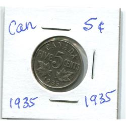 1935 CANADIAN NICKEL