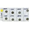 Image 1 : 8 SILVER 10 CENT COINS - 40S AND 50S