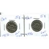 Image 1 : 2 NICKELS - 1950 AND 1946