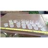 Image 1 : HANDLED SHOT GLASSES (X14) AND CANDLE HOLDERS (X4)