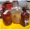 Image 5 : 3 VINTAGE GLASS JUGS