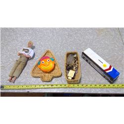 GREYHOUND PIGGY BANK AND OTHER MISCELLANEOUS ITEMS