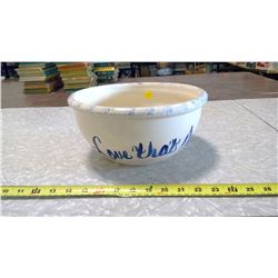 MARSHALL TEXAS POPCORN CROCKERY BOWL