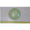 Image 3 : DEPRESSION GLASS AND GREEN DIVIDER DISH