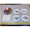 Image 1 : MINIATURE BIRD PLATES AND ART COLLECTOR PLATE
