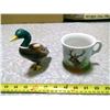 Image 2 : MUGS AND MALLARD DUCK ORNAMENT