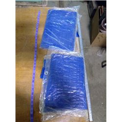 2 BLUE TARPS