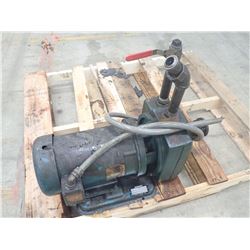 Barnes Ejector Pump with 3HP Motor, M/N: 10CCE-12