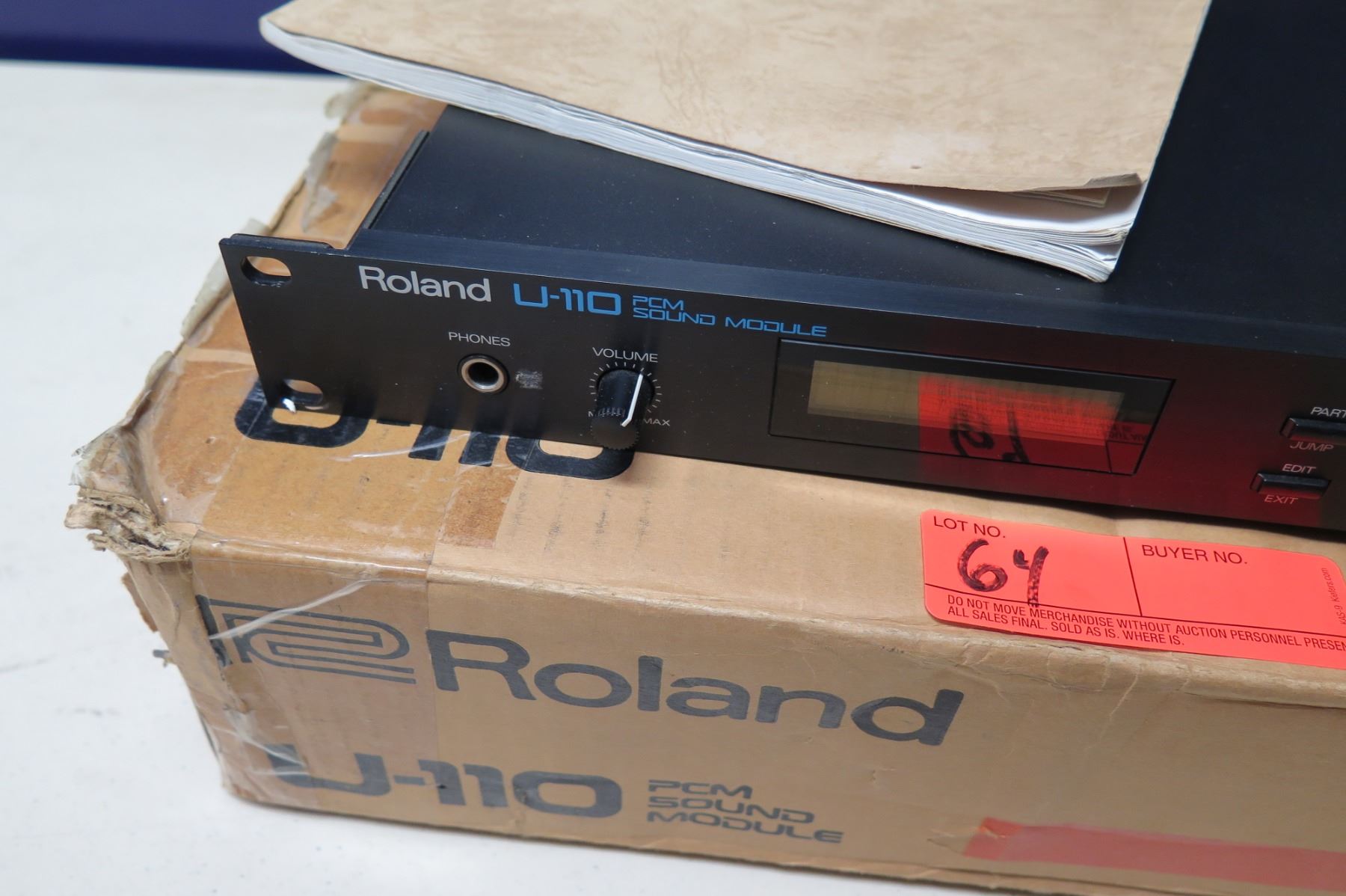 Roland U 110 Pcm Sound Module In Box W Cords Manual Oahu Auctions Roland U 110 Pcm Sound Module In Box W Cords Manual Oahu Auctions