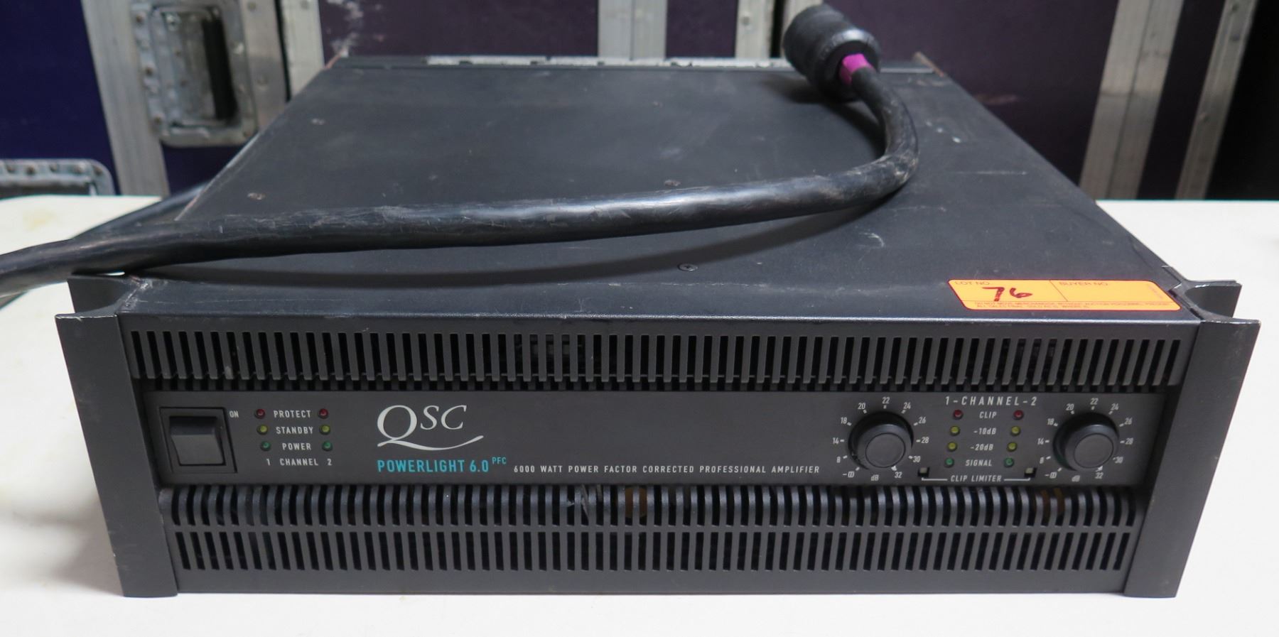 QSC Powerlight 6.0 PFC 6000 Watt Power Factor Corrected Professional ...