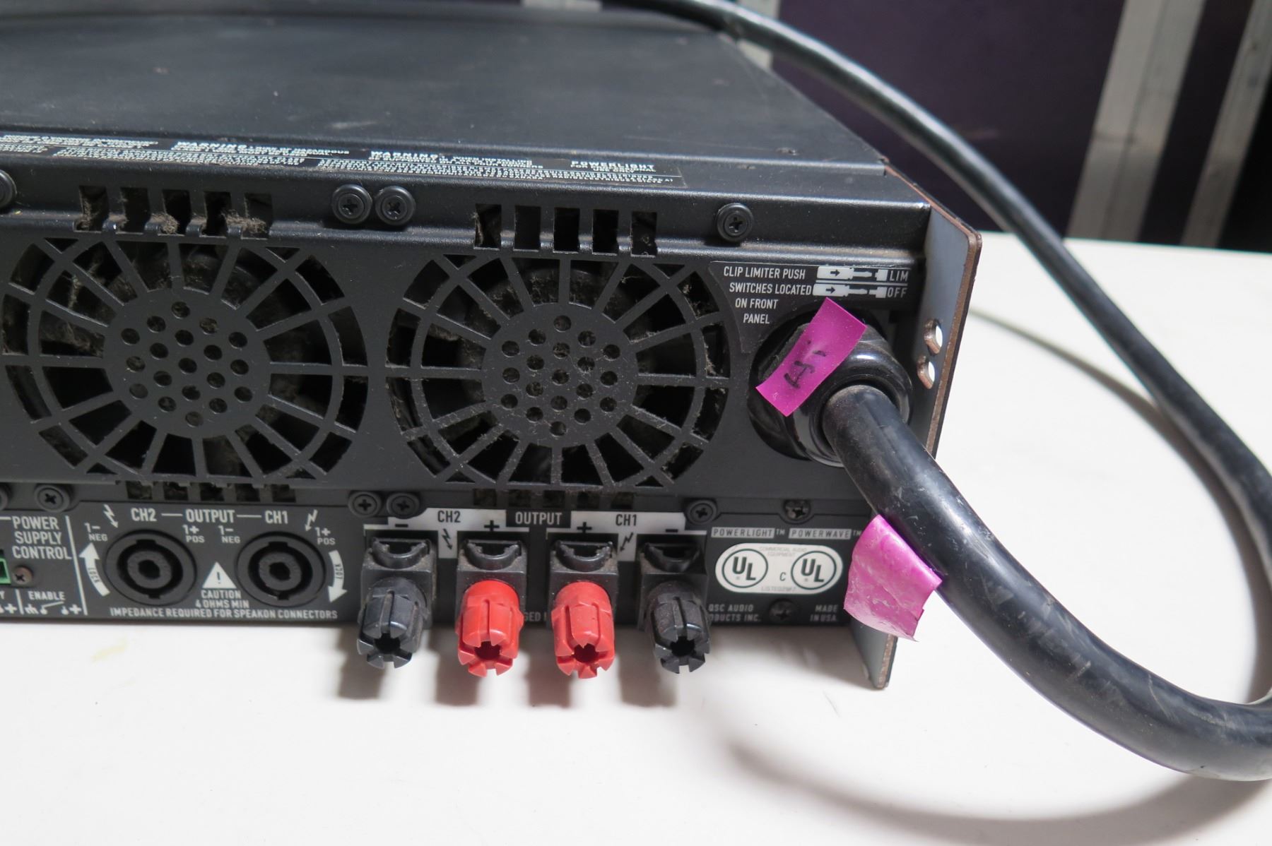 QSC Powerlight 6.0 PFC 6000 Watt Power Factor Corrected Professional ...