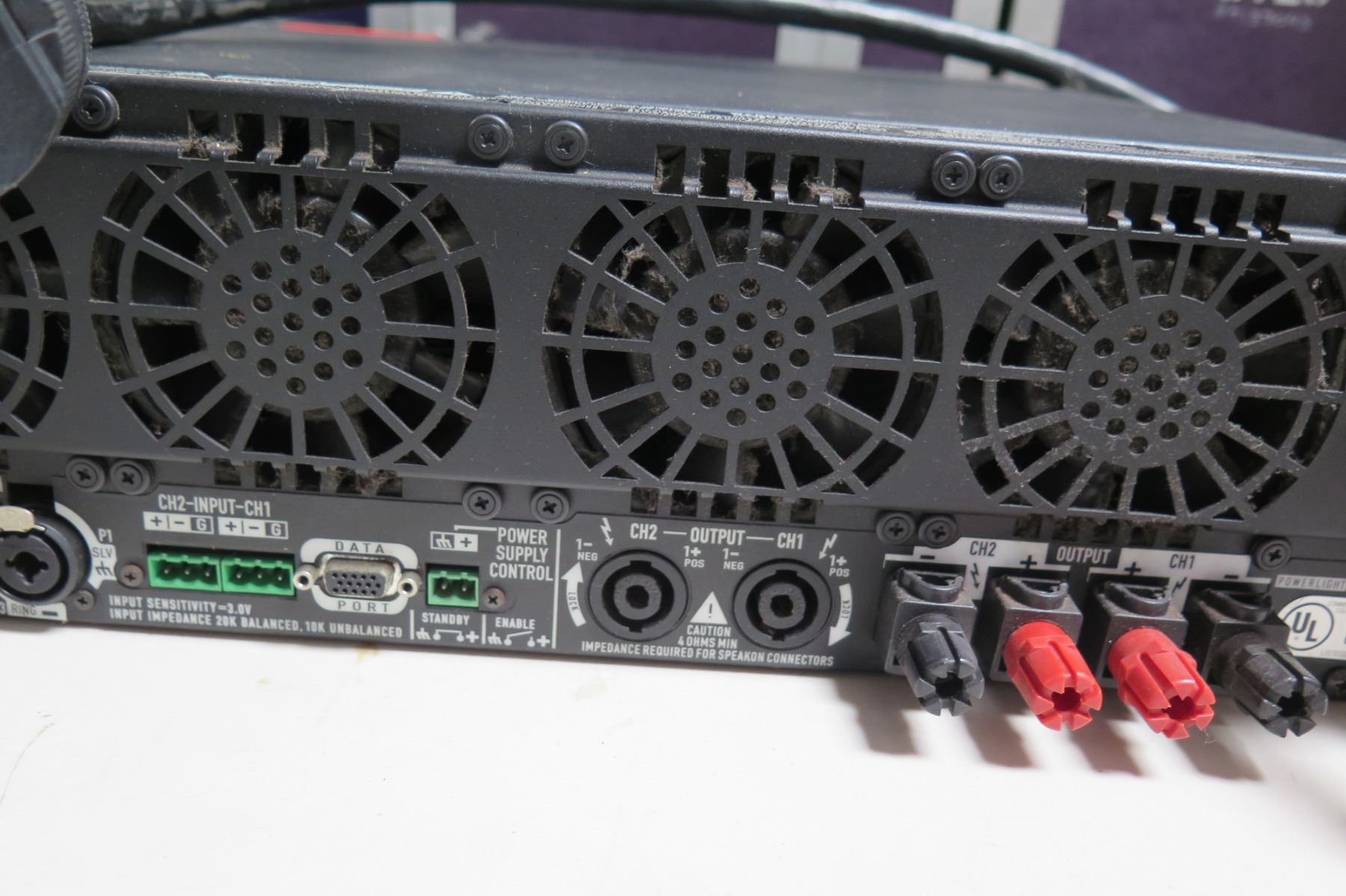 QSC Powerlight 6.0 PFC 6000 Watt Power Factor Corrected Professional ...