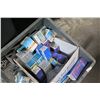 Image 16 : Qty 2 Bins & Boxes Stage Lights, Forerunner Scrolling Color Changer & Misc Bulbs