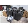 Image 18 : Qty 2 Bins & Boxes Stage Lights, Forerunner Scrolling Color Changer & Misc Bulbs