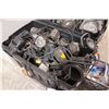 Image 3 : Qty 2 Bins & Boxes Stage Lights, Forerunner Scrolling Color Changer & Misc Bulbs