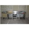 Image 1 : Stainless Steel Counter System wth Shelving & Cabinets