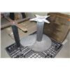 Image 2 : Qty 2 Table Bases and Wooden Table Tops