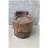 Image 1 : Seat - Repurposed Antique Mochi Pounding Barrel
