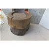 Image 3 : Seat - Repurposed Antique Mochi Pounding Barrel