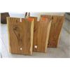Image 1 : Qty 3 Solid Wood Slabs with Cutouts