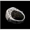 Image 3 : 14KT White Gold 0.33 ctw Diamond Ring