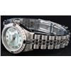 Image 8 : Rolex Ladies Stainless Steel Ice Blue Diamond & Sapphire Datejust Wristwatch