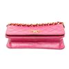 Image 3 : Chanel Pink Quilted Leather Wallet On Chain WOC Bag