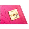 Image 4 : Chanel Pink Quilted Leather Wallet On Chain WOC Bag