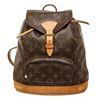 Image 1 : Louis Vuitton Monogram Canvas Leather Montsouris MM Backpack Bag