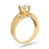 Image 2 : 0.97 ctw SI2 Diamond 18K Yellow Gold Unity Ring (1.26 ctw Diamonds)