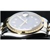 Image 4 : Rolex Mens 2 Tone 14K Blue Diamond & Sapphire Datejust Wriswatch