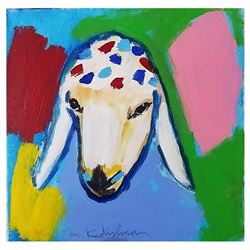 Menashe Kadishman- Original Oil on Canvas "Untitled"