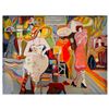 Image 1 : Isaac Maimon, "Elite Boulevard" Limited Edition Serigraph, Numbered and Hand Signed with Letter of A