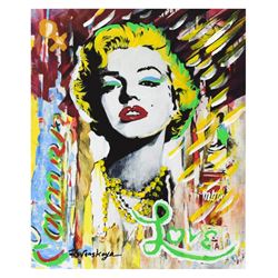 Nastya Rovenskaya- Mixed Media "Marilyn Monroe II"