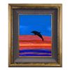 Image 1 : Wyland, "Ocean Icon" Hand Signed Original Painting on Board with Certificate of Authenticity.