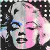 Image 2 : Gail Rodgers, "Marilyn Monroe" One-of-a-Kind Hand-Pulled Silkscreen Mixed Media on Canvas, Hand Sign