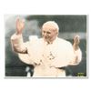 Image 1 : Ringo (Protege of Andy Warhol's Apprentice, Steve Kaufman), "The Pope" One-of-a-Kind Hand Pulled Sil